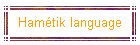 Hamétik language